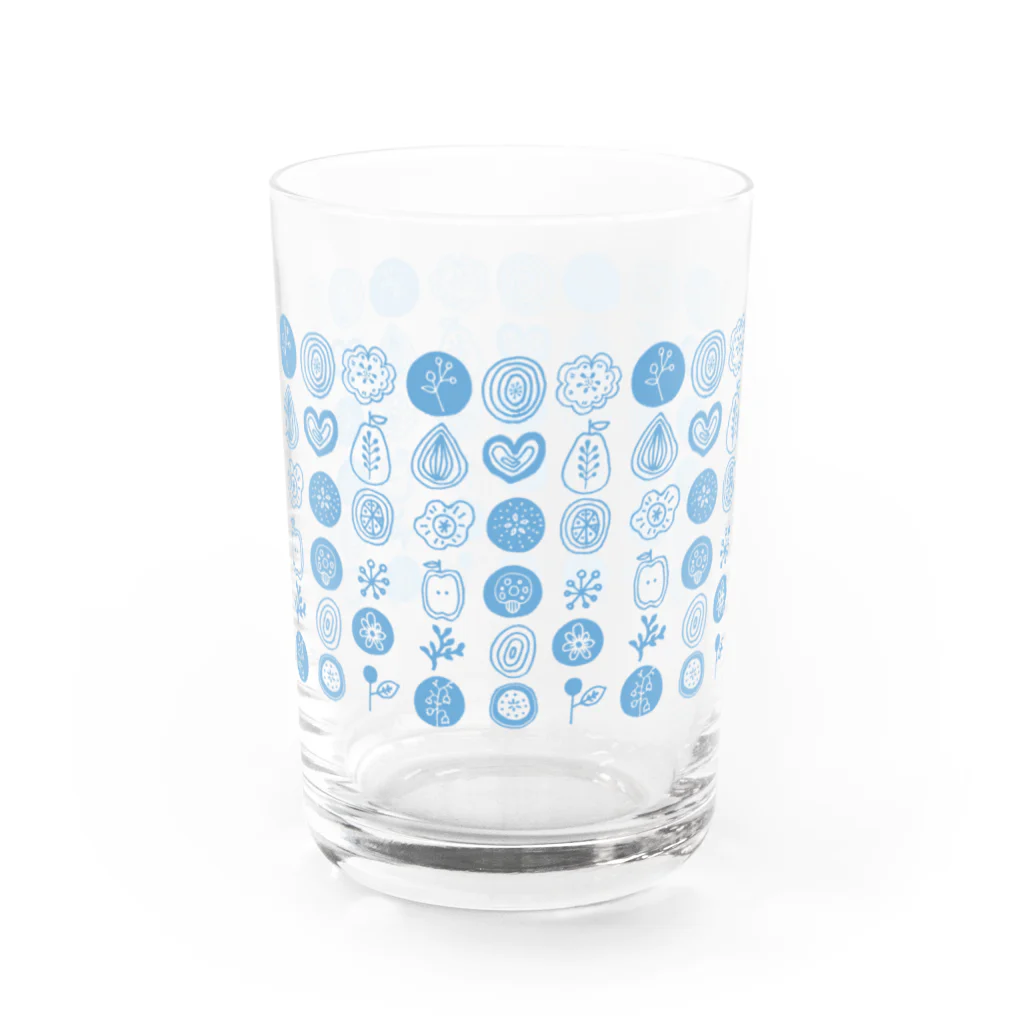 イザワメイのオンラインショップのおはなもよう Water Glass :left