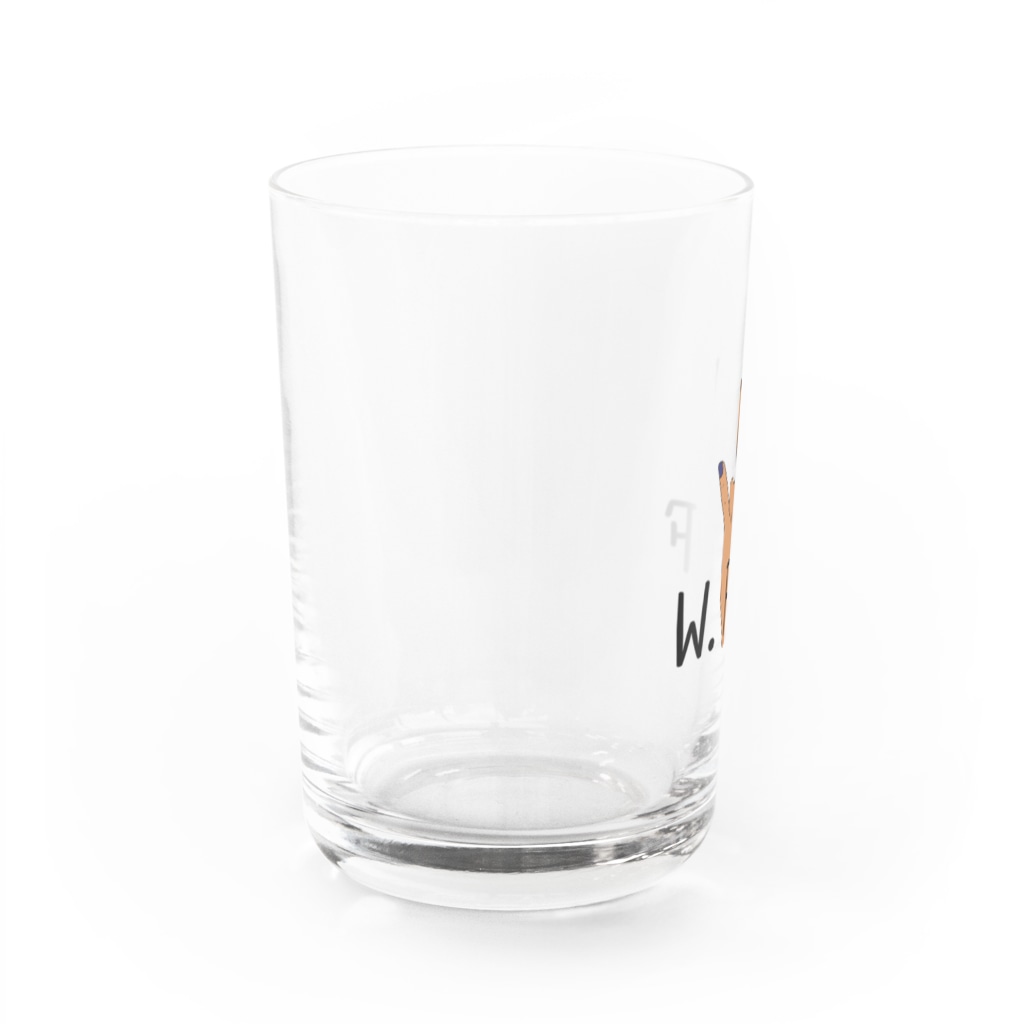 WakameleonのW.P.F 枠なし Water Glass :left