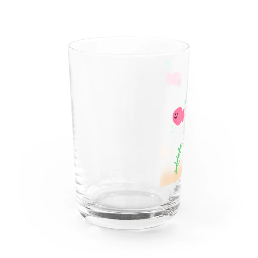 しなびたアフロのゆる金魚鉢 Water Glass :left