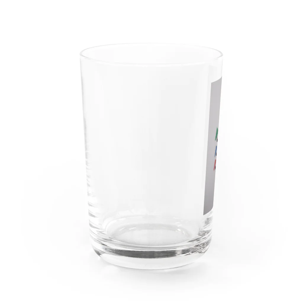 まるあるちの真面目の木 Water Glass :left