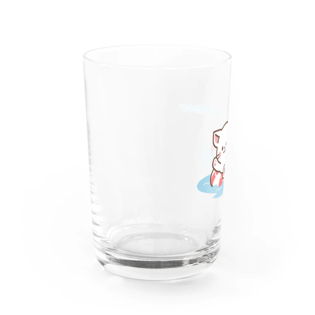 Haruna shopのしろねこ♡夏 summer Water Glass :left