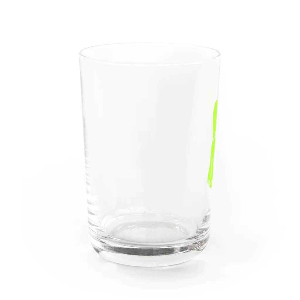 はやねおそおきのぶらさがる/緑 Water Glass :left