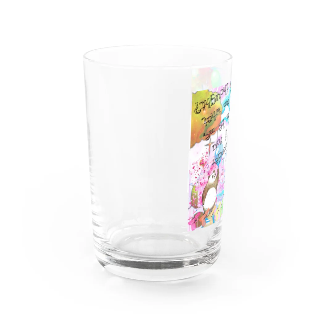 Yellow birD.のパステルパンダ Water Glass :left