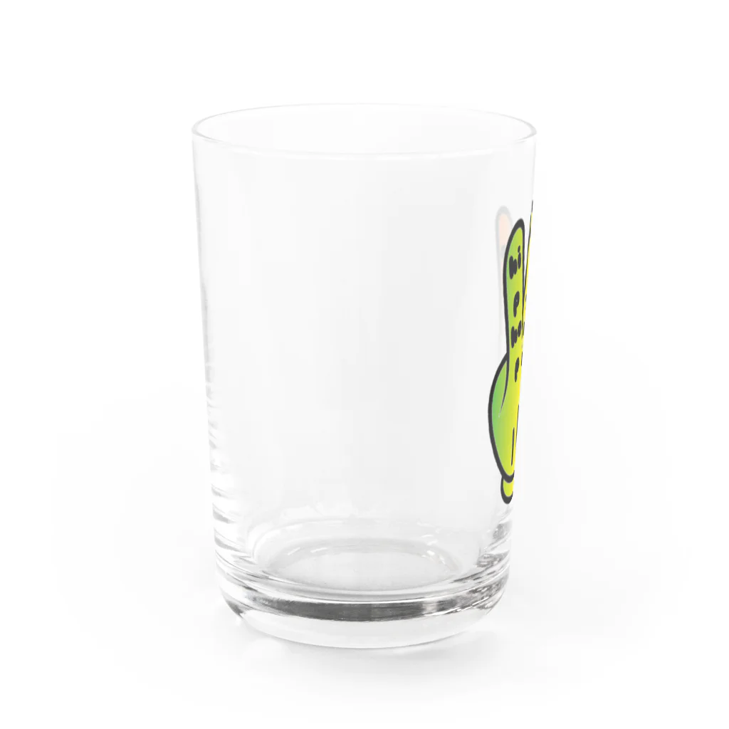 えっちゃんパパのpeace Water Glass :left