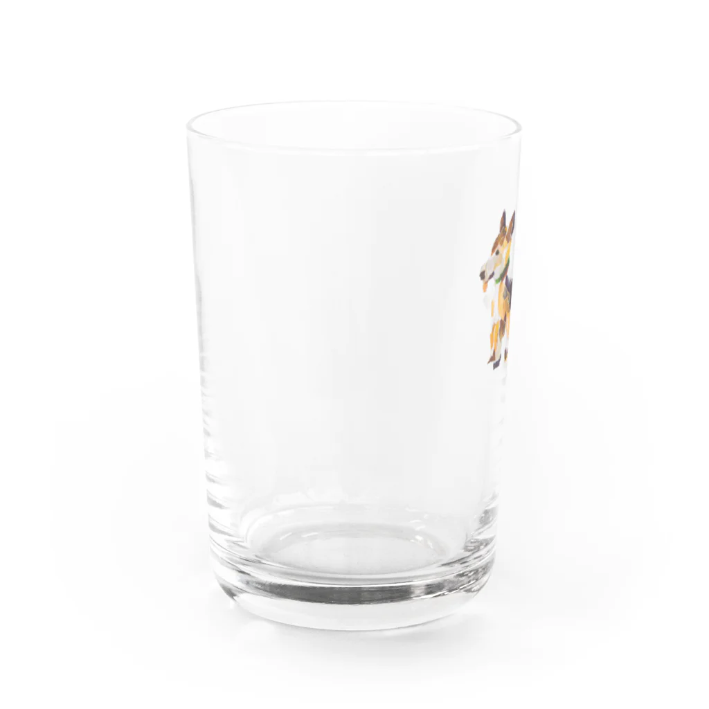 のばら（NOBARA）のコーギーのグッズ Water Glass :left