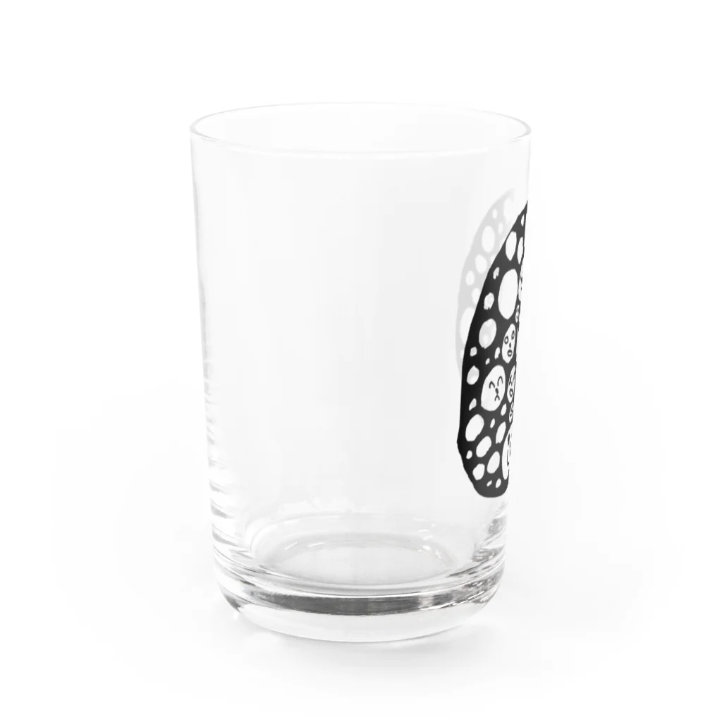 tententen_10の顔たくさんマン Water Glass :left