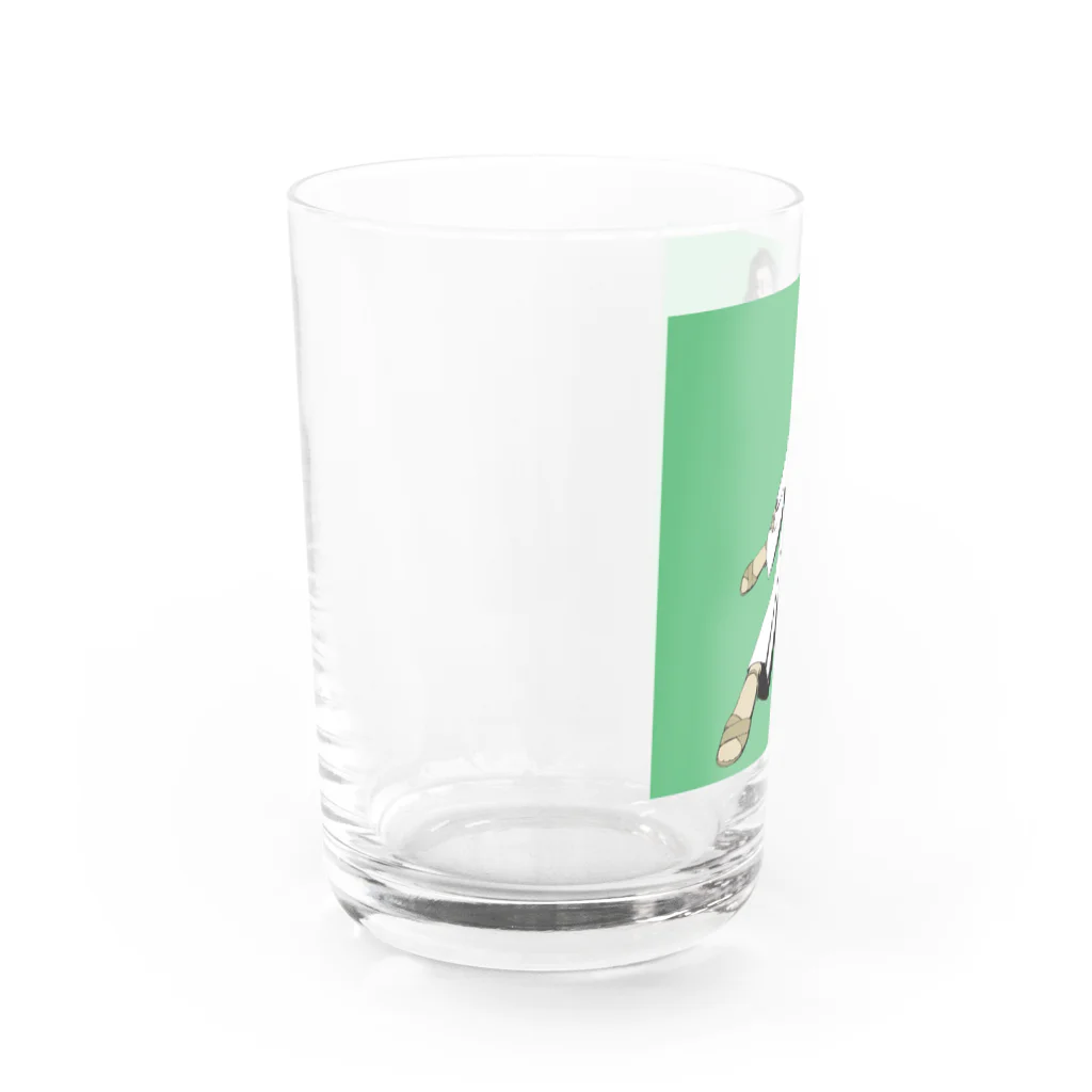 Ksukeのレトロガール Water Glass :left