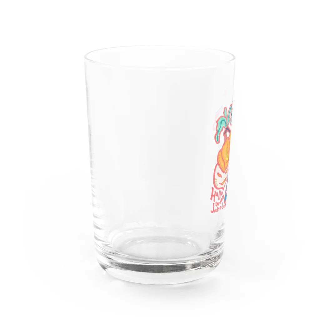 しろうめ庵ノSUZURIさんのジャックおランタンさん Water Glass :left