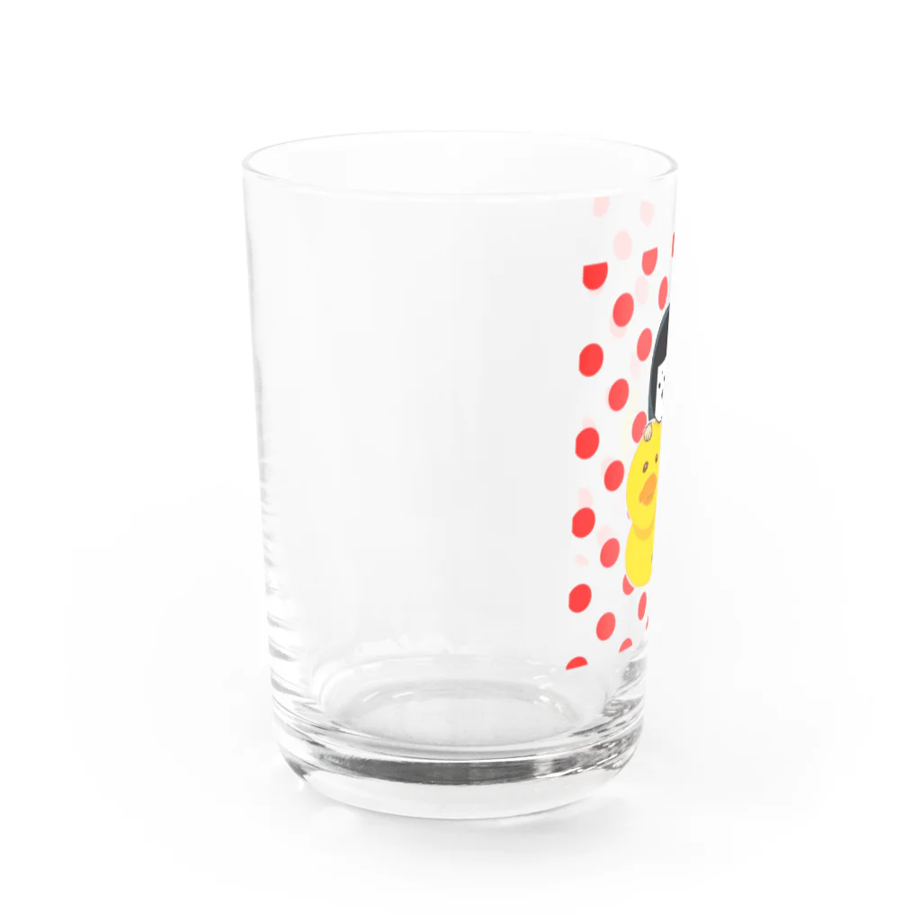 ざしきむすめのざしきさん(あひるさんと一緒) Water Glass :left