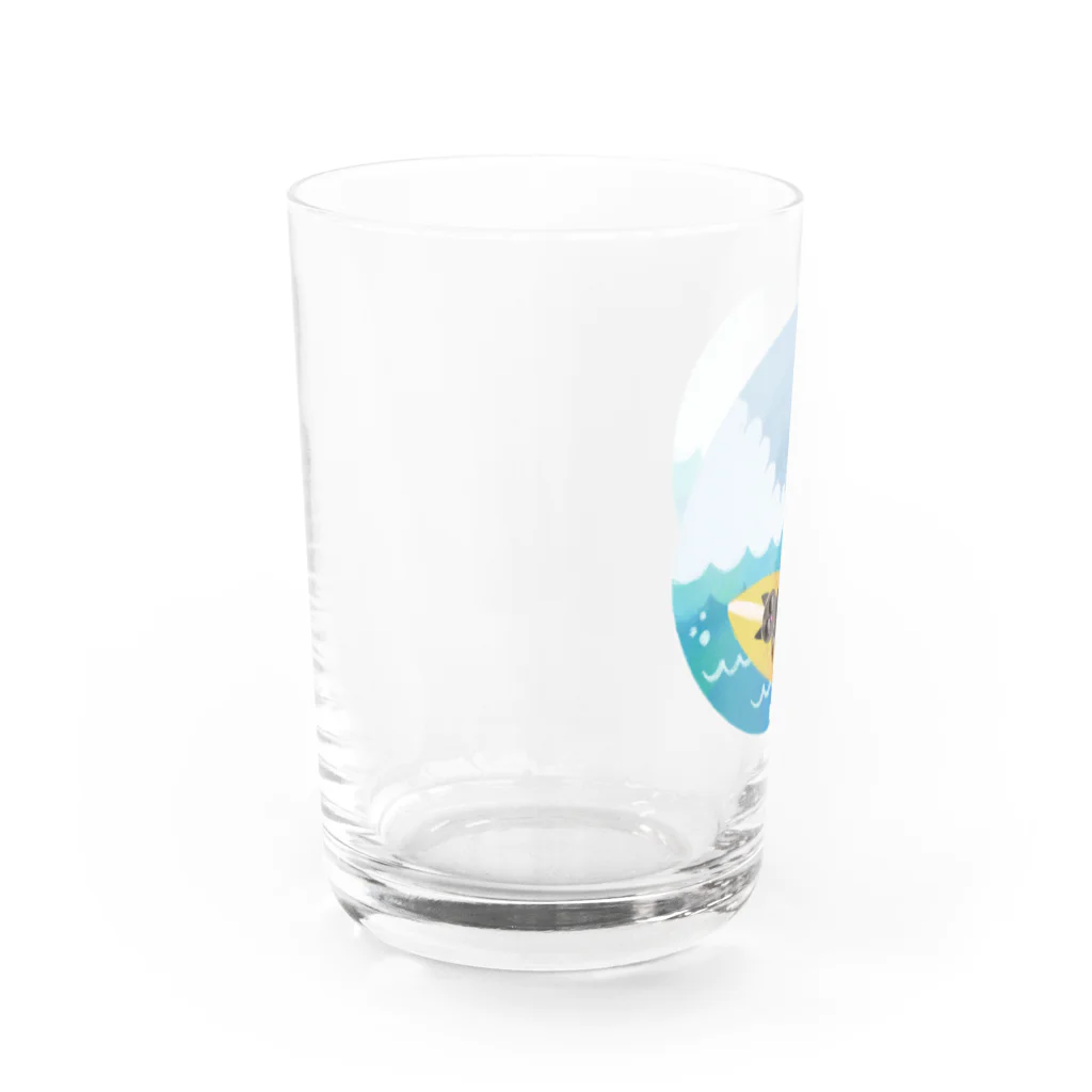 MELT  SHOPの海とねこちゃん Water Glass :left