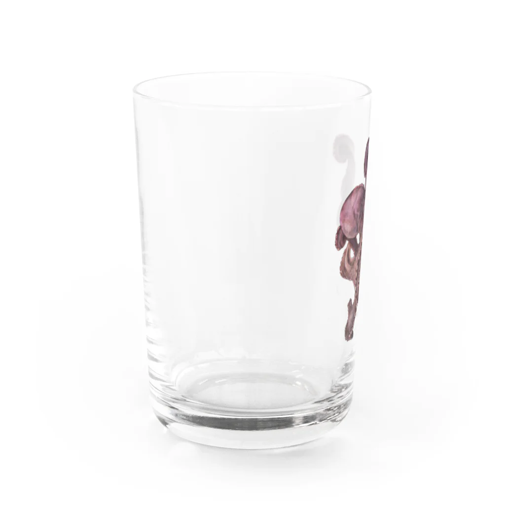 chiyokomeyaの octopus Water Glass :left