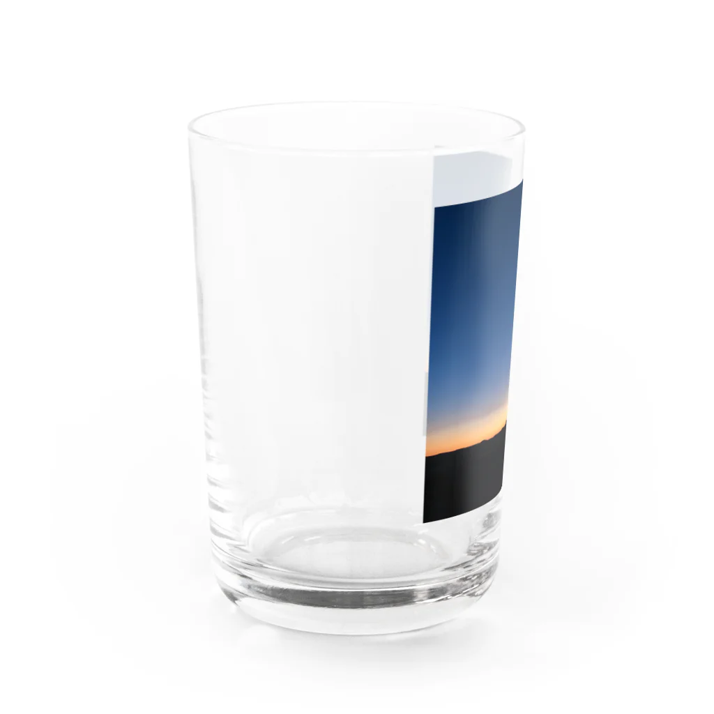 Today is a dayのサハラ砂漠の朝焼け Water Glass :left