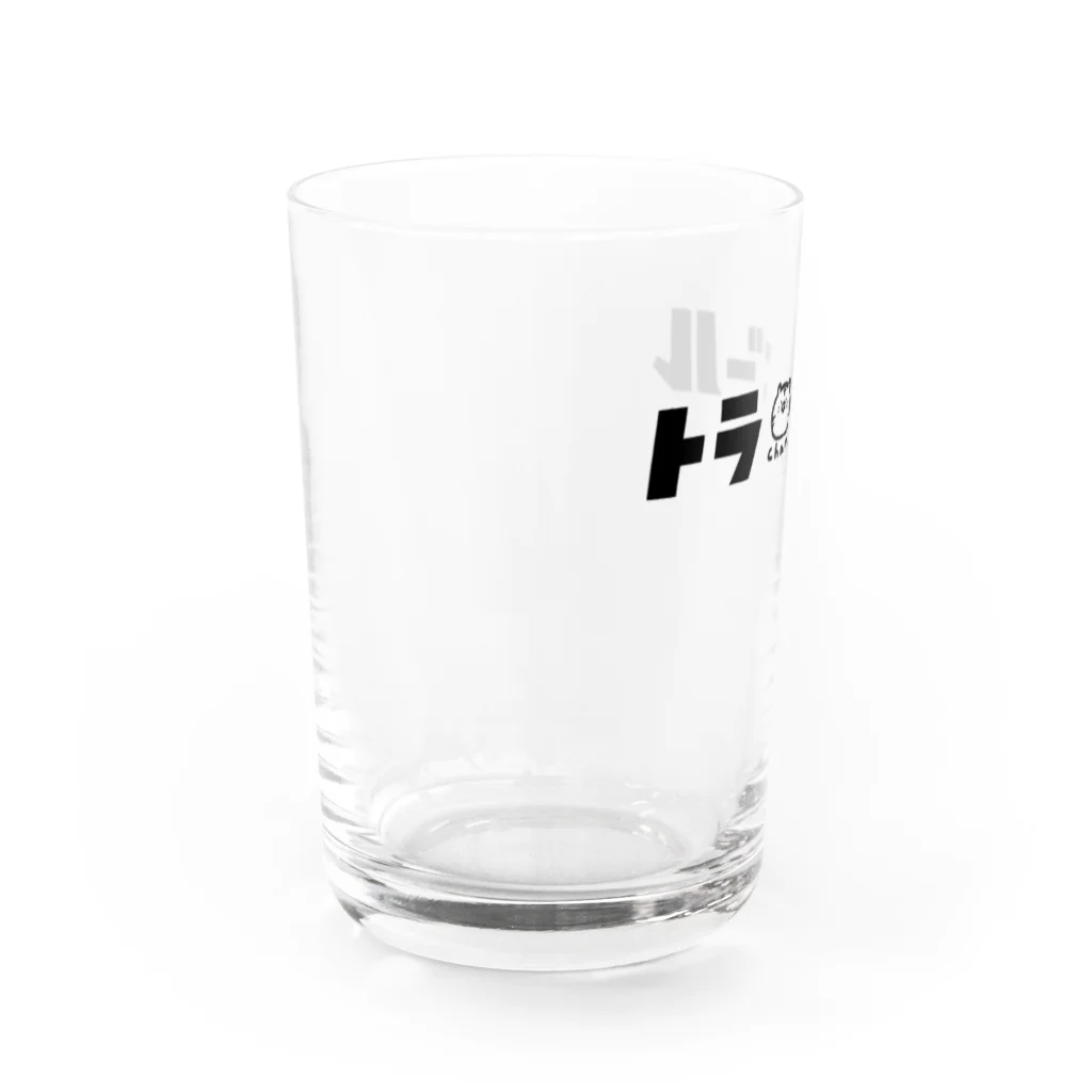 サエタロのお店/SUZURI店のトラchanビール-black Water Glass :left