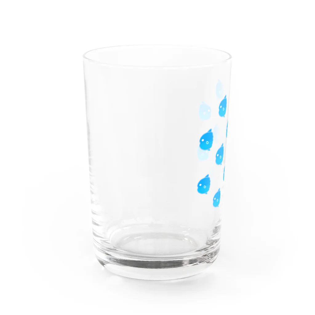 ゆめむすびののほほんマンボウの群れ Water Glass :left