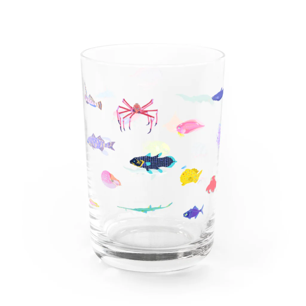 kyotsubeのカラフル深海生物 Water Glass :left