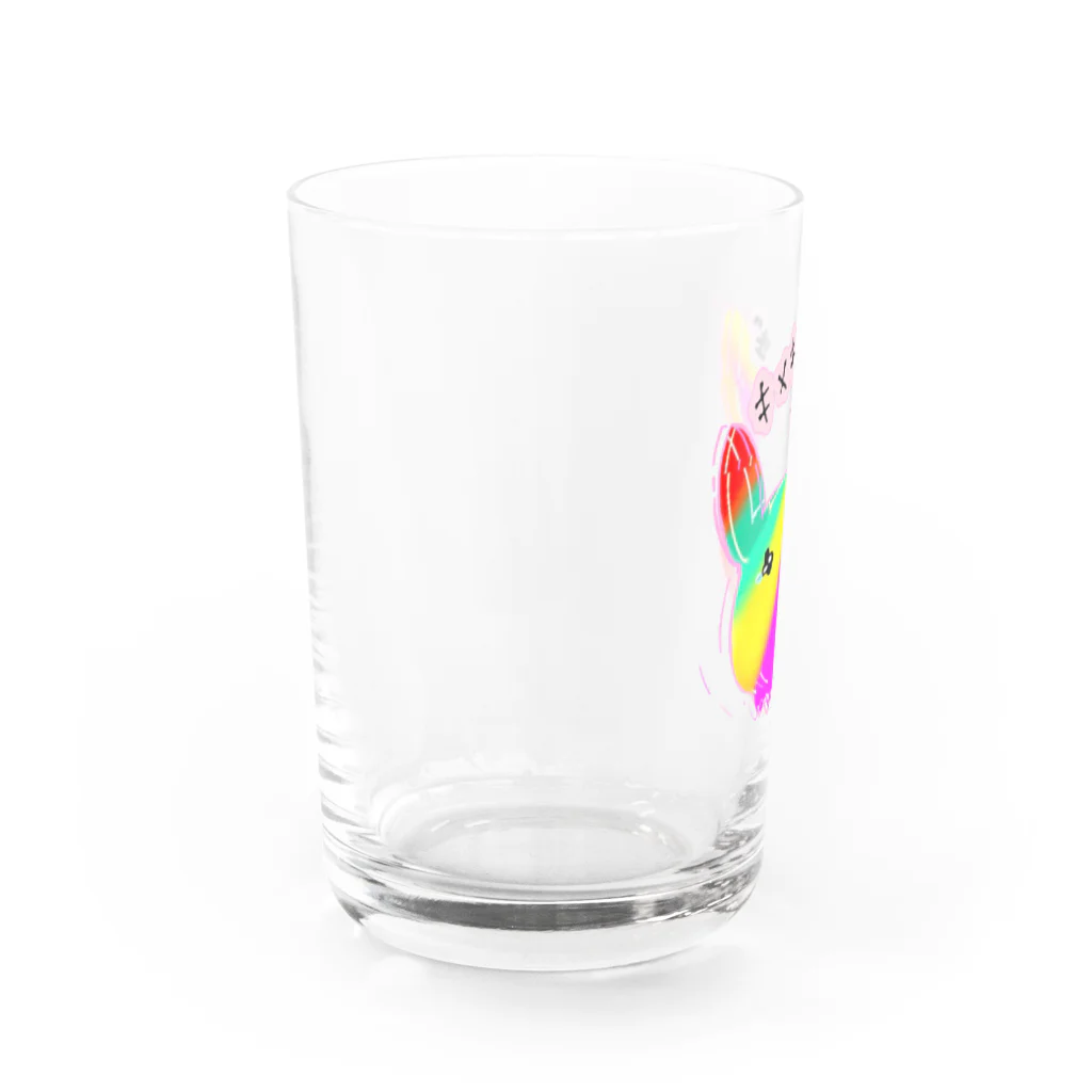 ハナマル❗️のキメキメうさぎ Water Glass :left