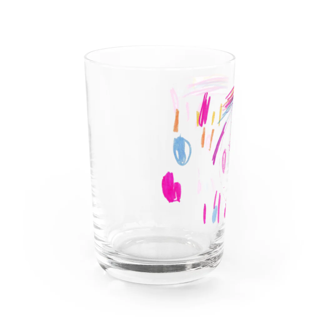 まるいいぬのごきげんchan Water Glass :left