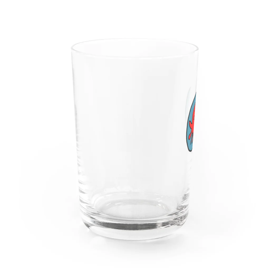 皐アイスの海-タコ Water Glass :left