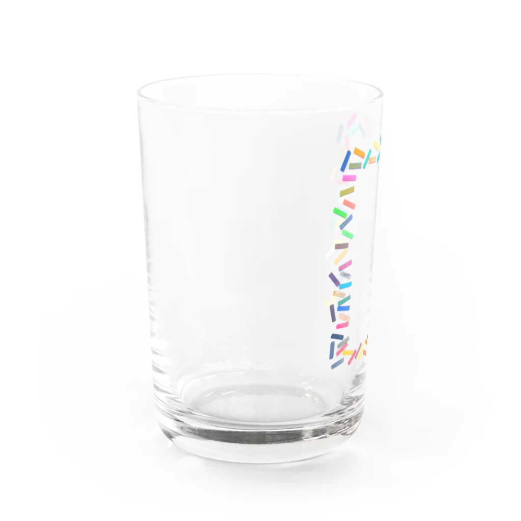 ヒカゲサンジュウの落描きのパステルの額（縦 Water Glass :left