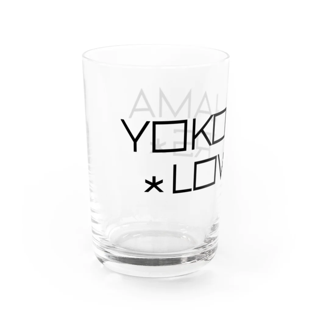 KEN's☆BASEBALL FAN SHOPのYOKOHAMA LOVERS 2 Water Glass :left