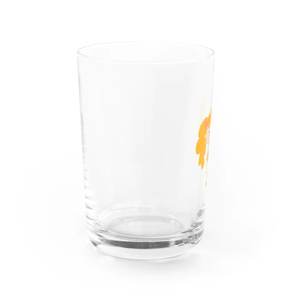 akipom★のhappy!ガール！ジェシー。 Water Glass :left