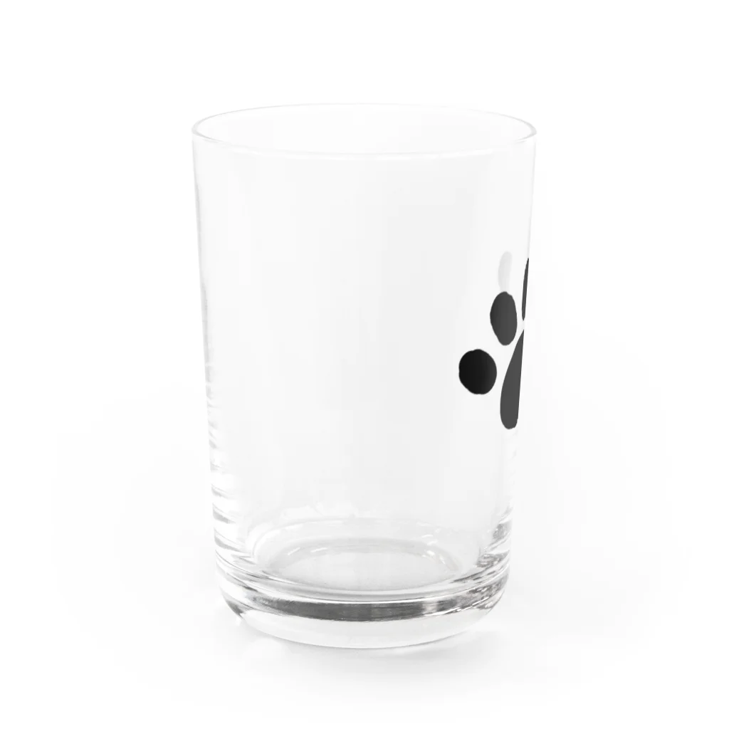ほのぼののPaw Water Glass :left