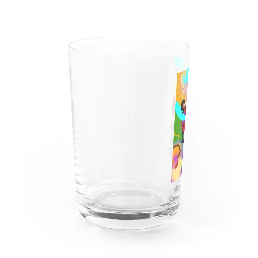 トーストのへんてこ Water Glass :left