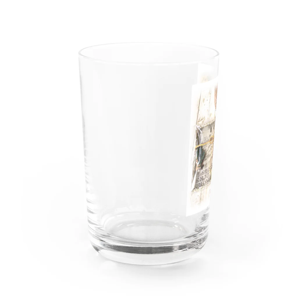 full  of funの感謝の気持ち Water Glass :left