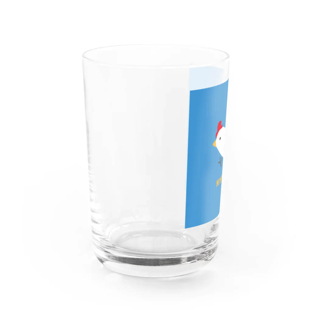 ねこやにわとりやのNIWATORI Water Glass :left