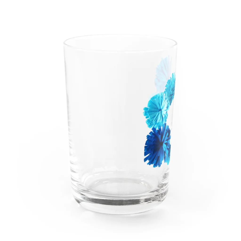 つづみこの青い花 Water Glass :left