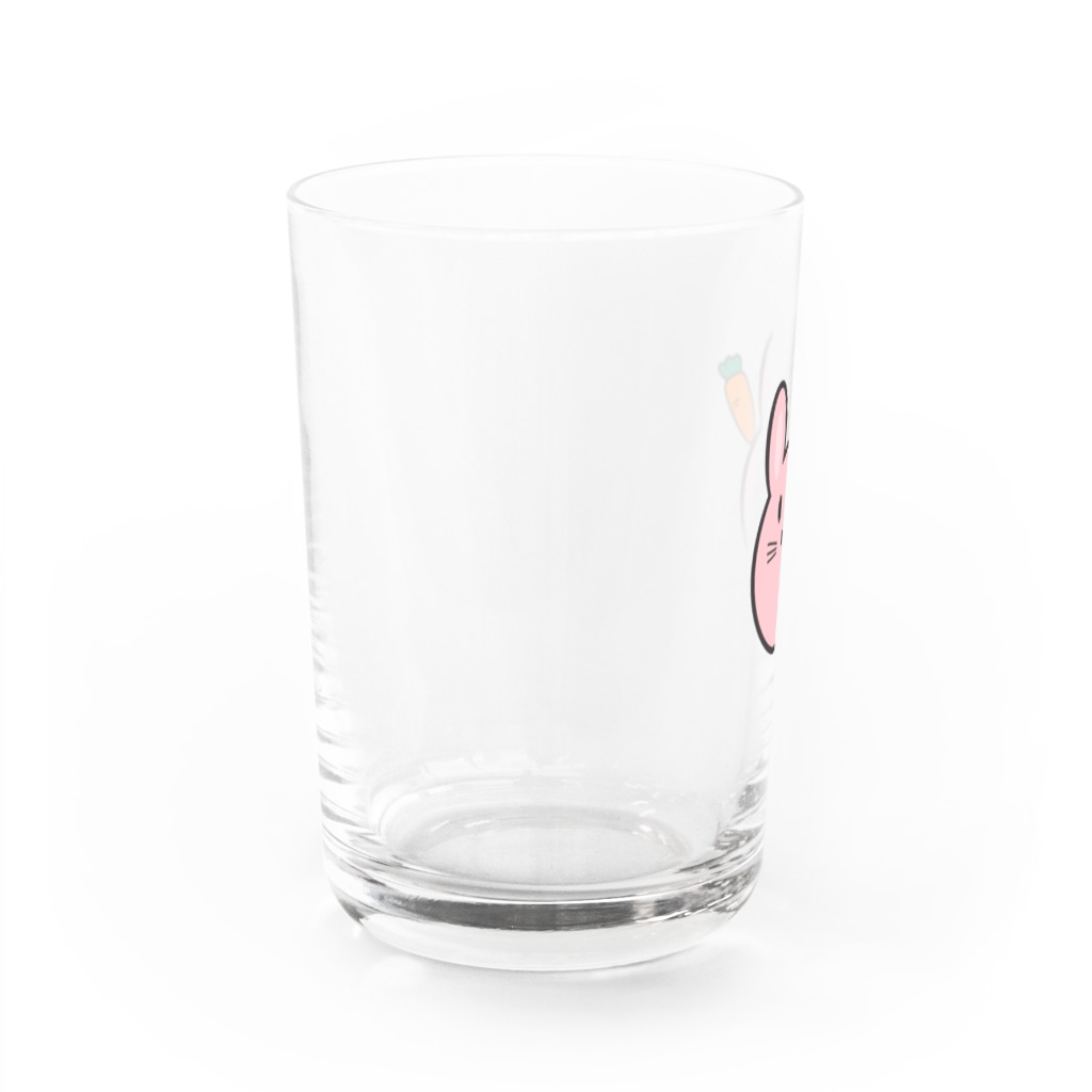 クママママのうさぎ Water Glass :left