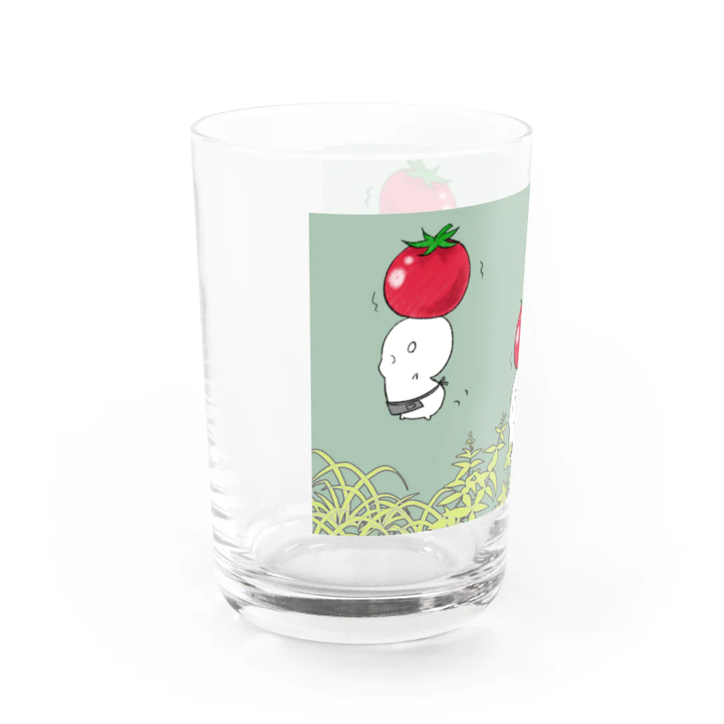 煤音小紋ちのトマトと Water Glass :left