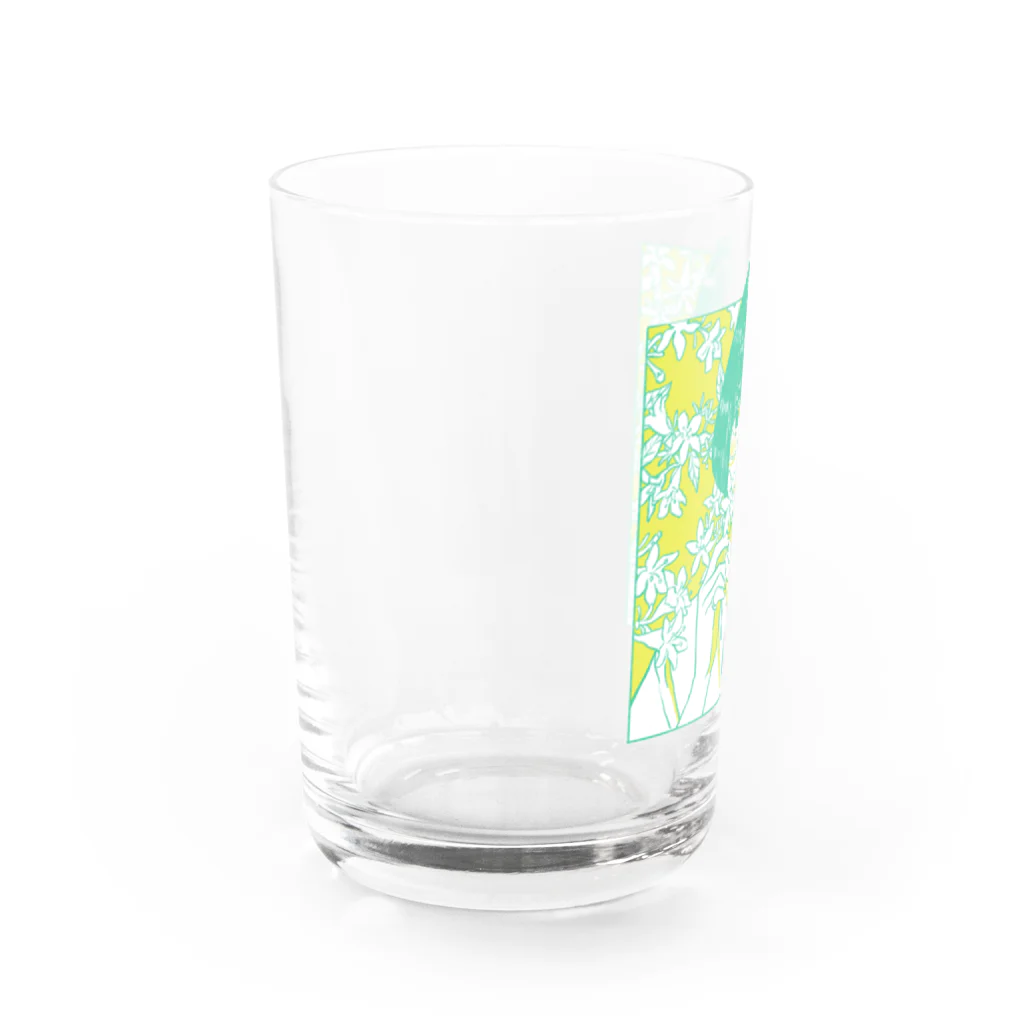 HAGU HOSHINO COLLABORATION STOREの【若】HAGU HOSHINO Glass Water Glass :left