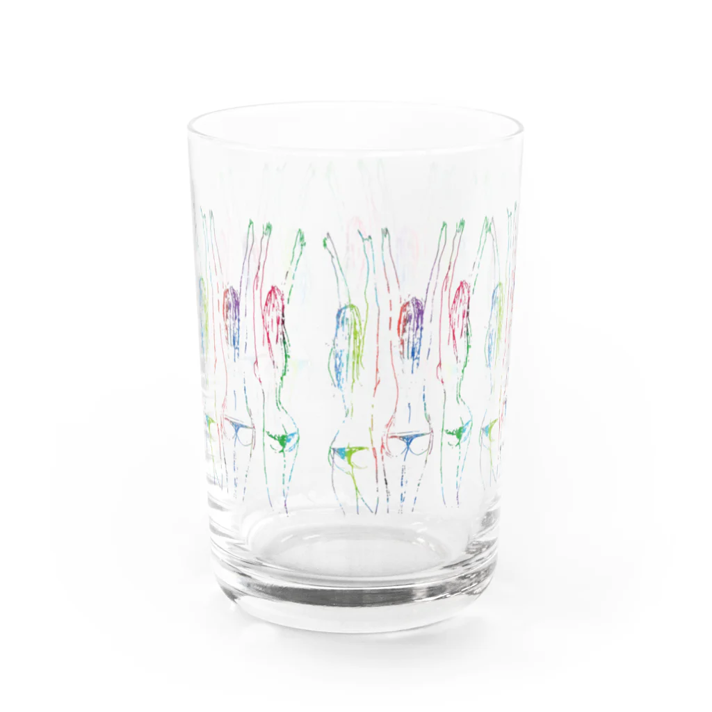 JunK drawing の万歳三少女　１ Water Glass :left