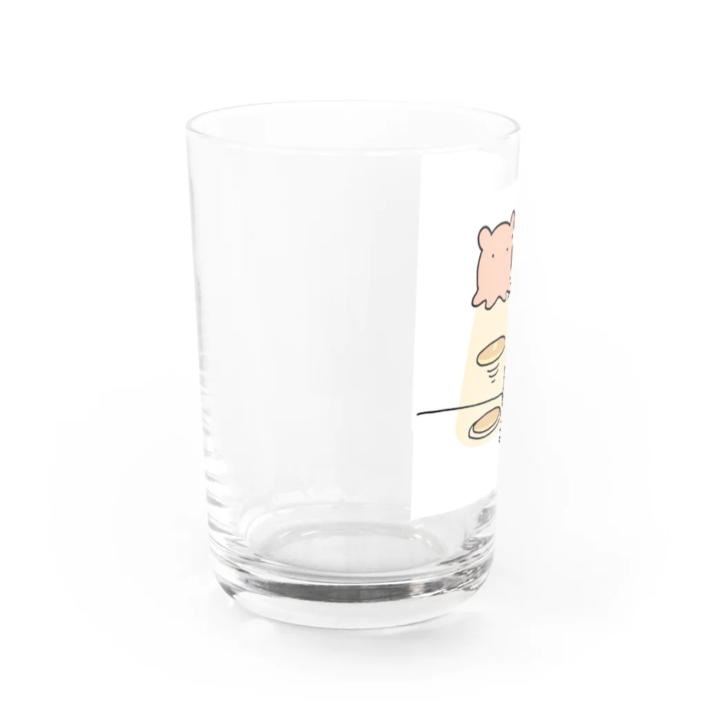 ベガのひつじのメンダコlovesパンケーキ Water Glass :left