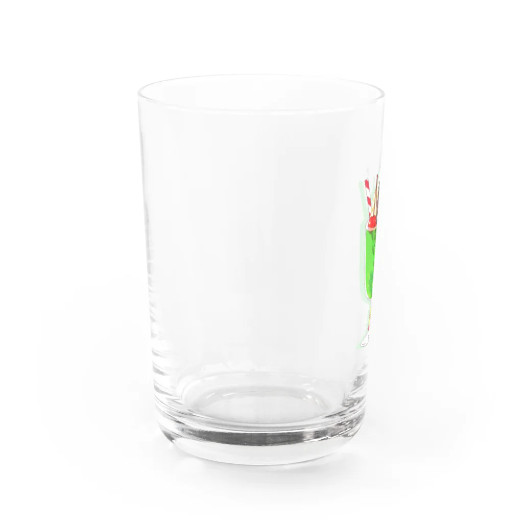 椎名めろん[melomelon]のメロンソーダ Water Glass :left