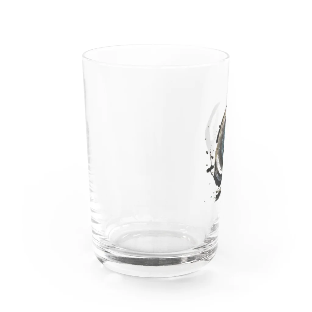 WAMI ARTのウツホ(宇宙)のア Water Glass :left