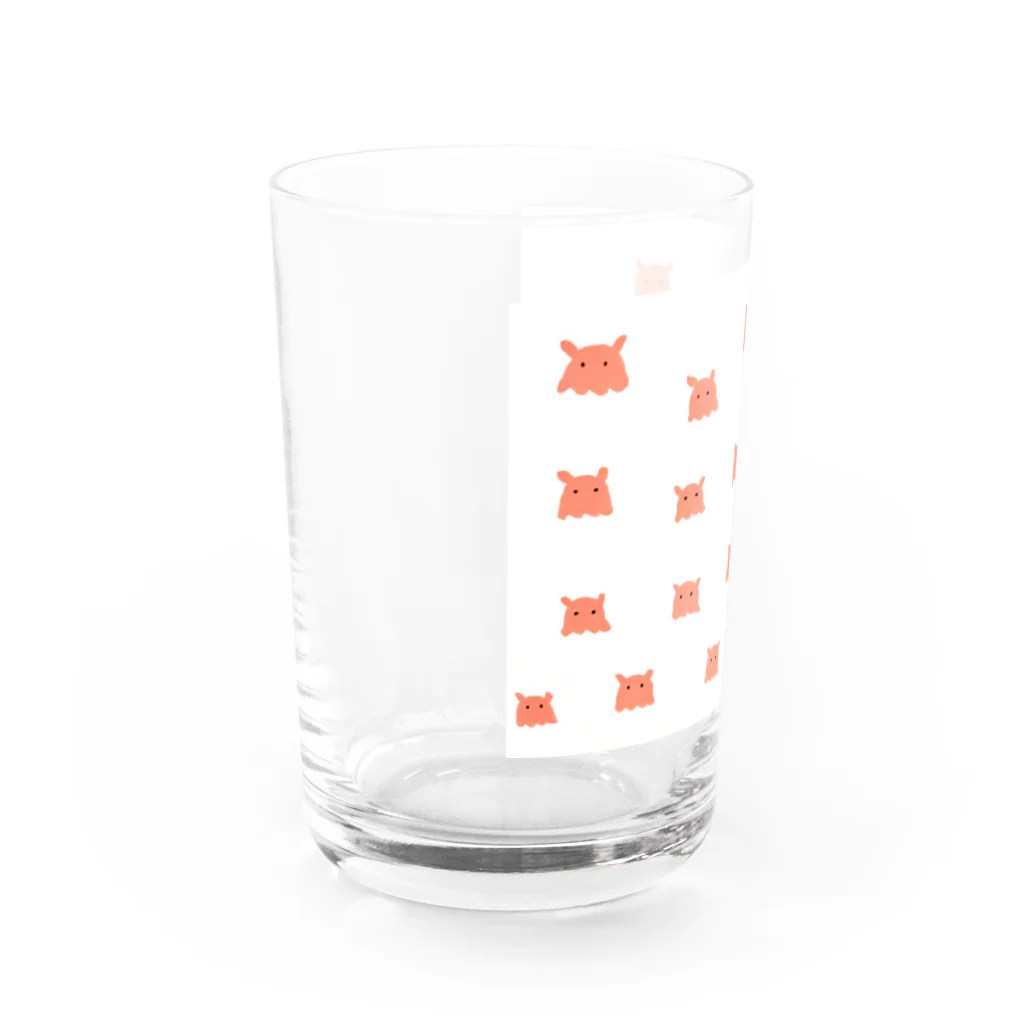 ベガのひつじのメンダコドット Water Glass :left