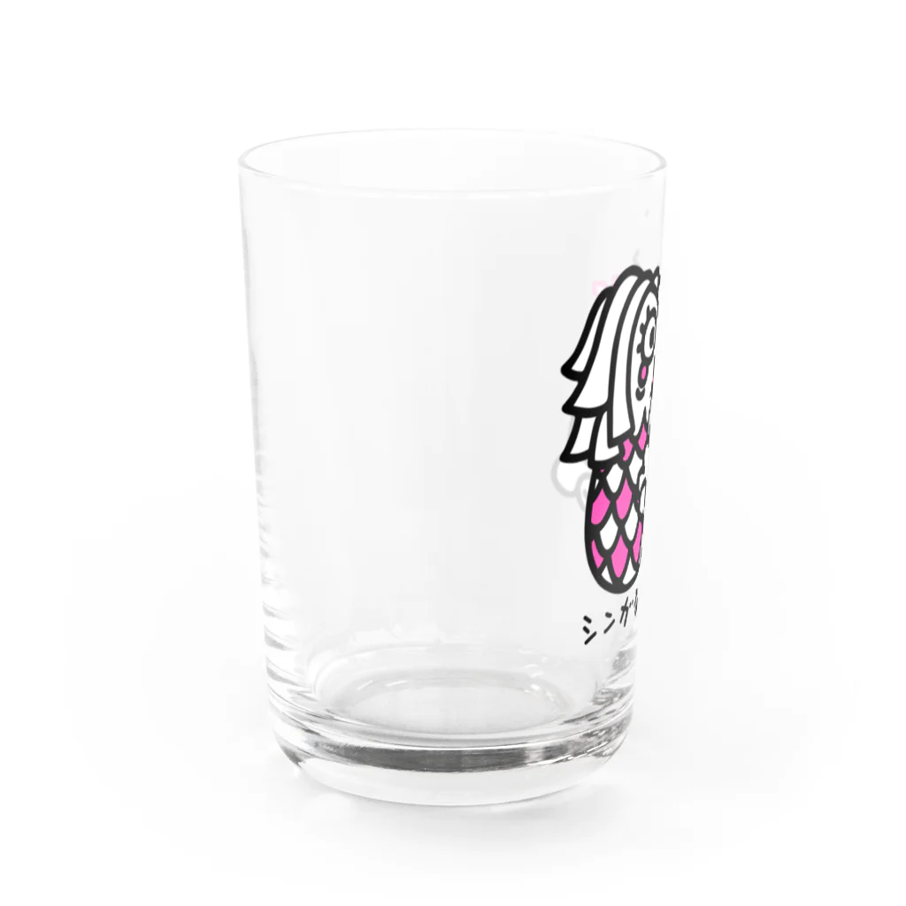 ハローマーライオンのぐふ Water Glass :left