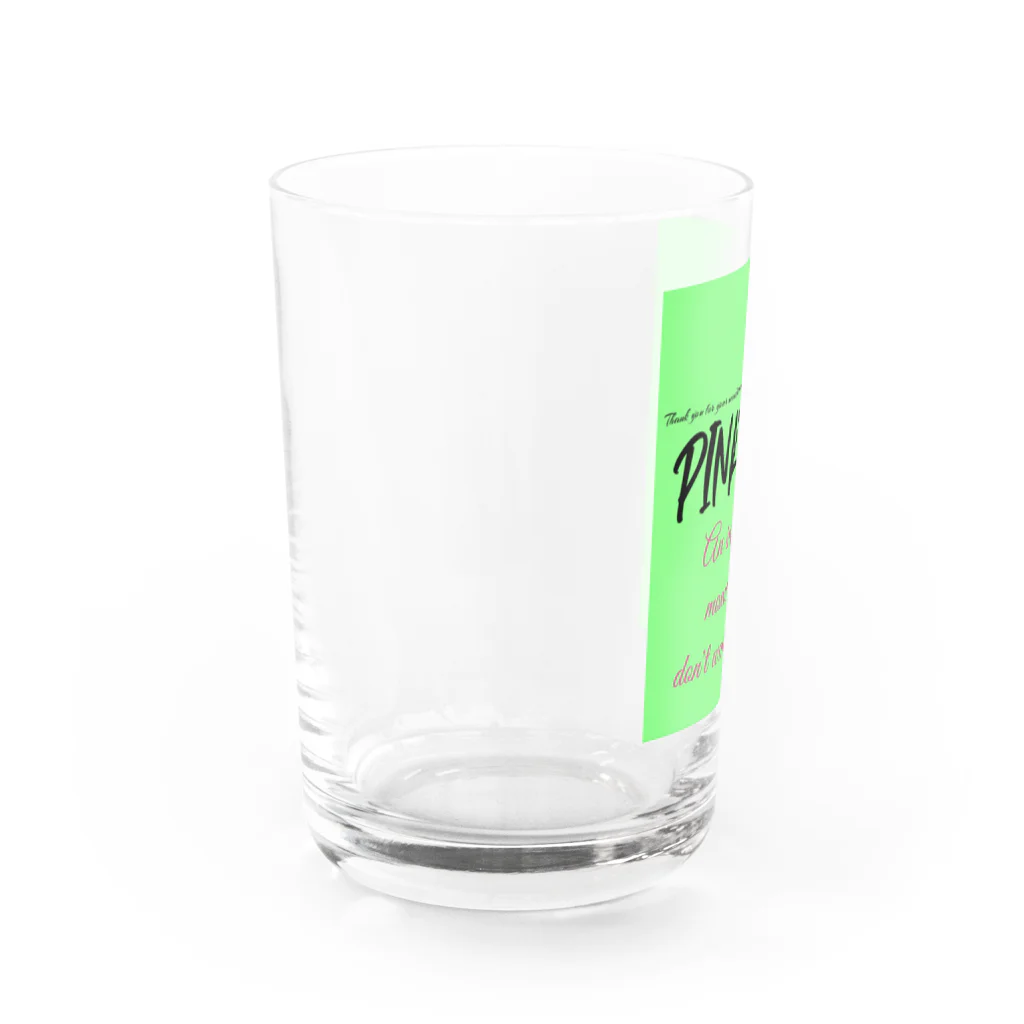 【Pink Rine】の【Pink Rine】オリジナル (green) Water Glass :left