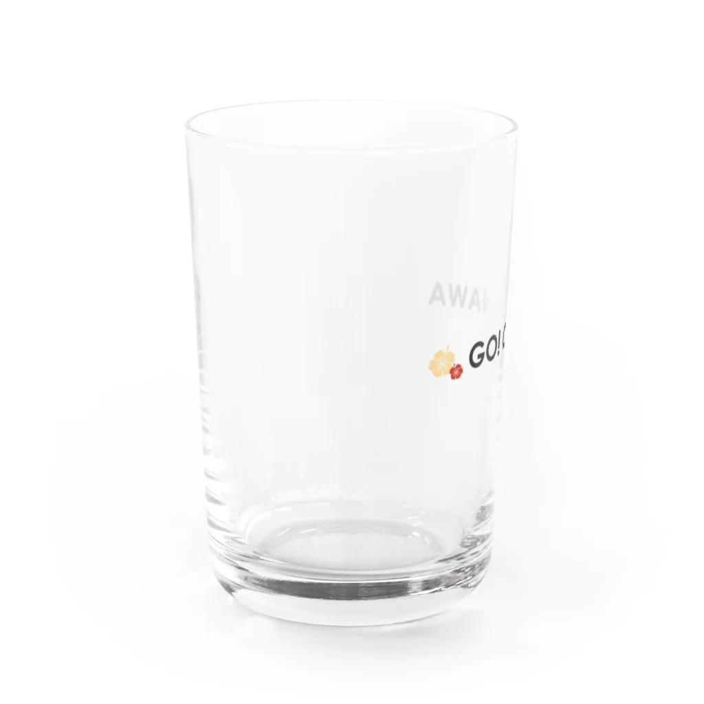 GO! OKINAWA｜沖縄のイベント＆スポットを発信中！のGO! OKINAWA オフィシャルロゴグッズ Water Glass :left