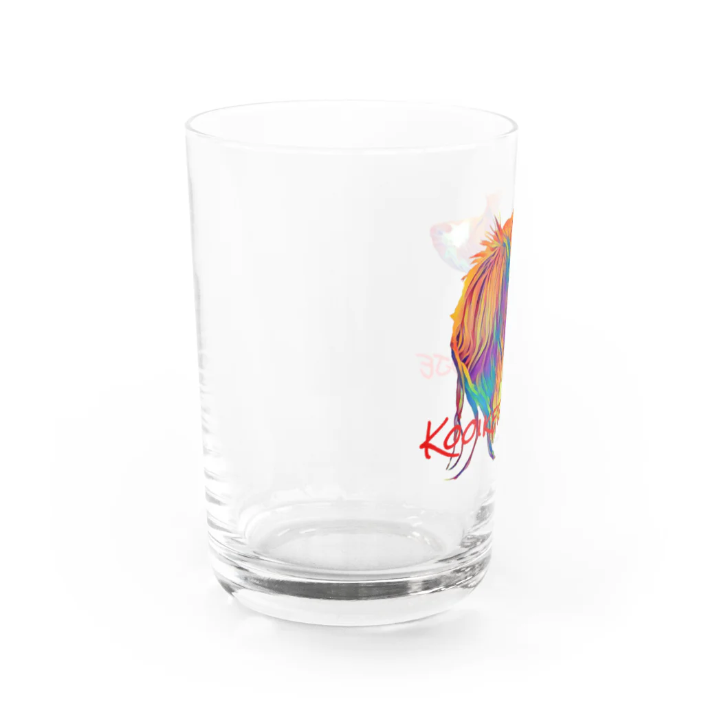 roigillesのBigSmileコイケル Water Glass :left