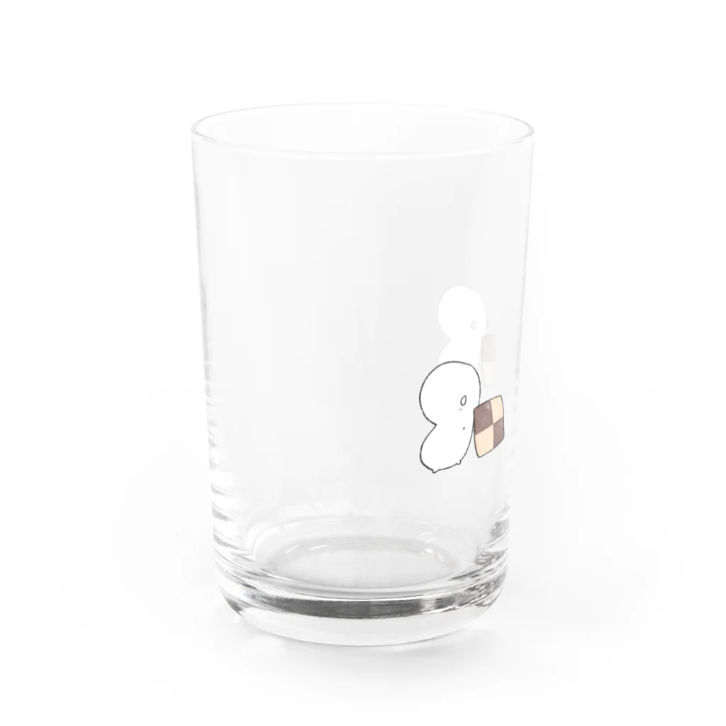 煤音小紋ちのクッキーと Water Glass :left