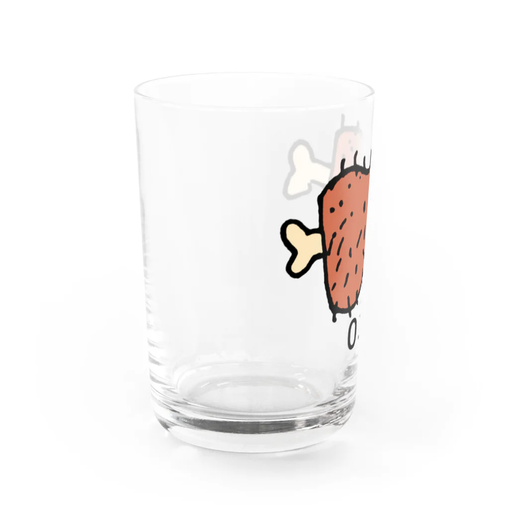 segasworksの笑顔のお肉（ヒッピー） Water Glass :left