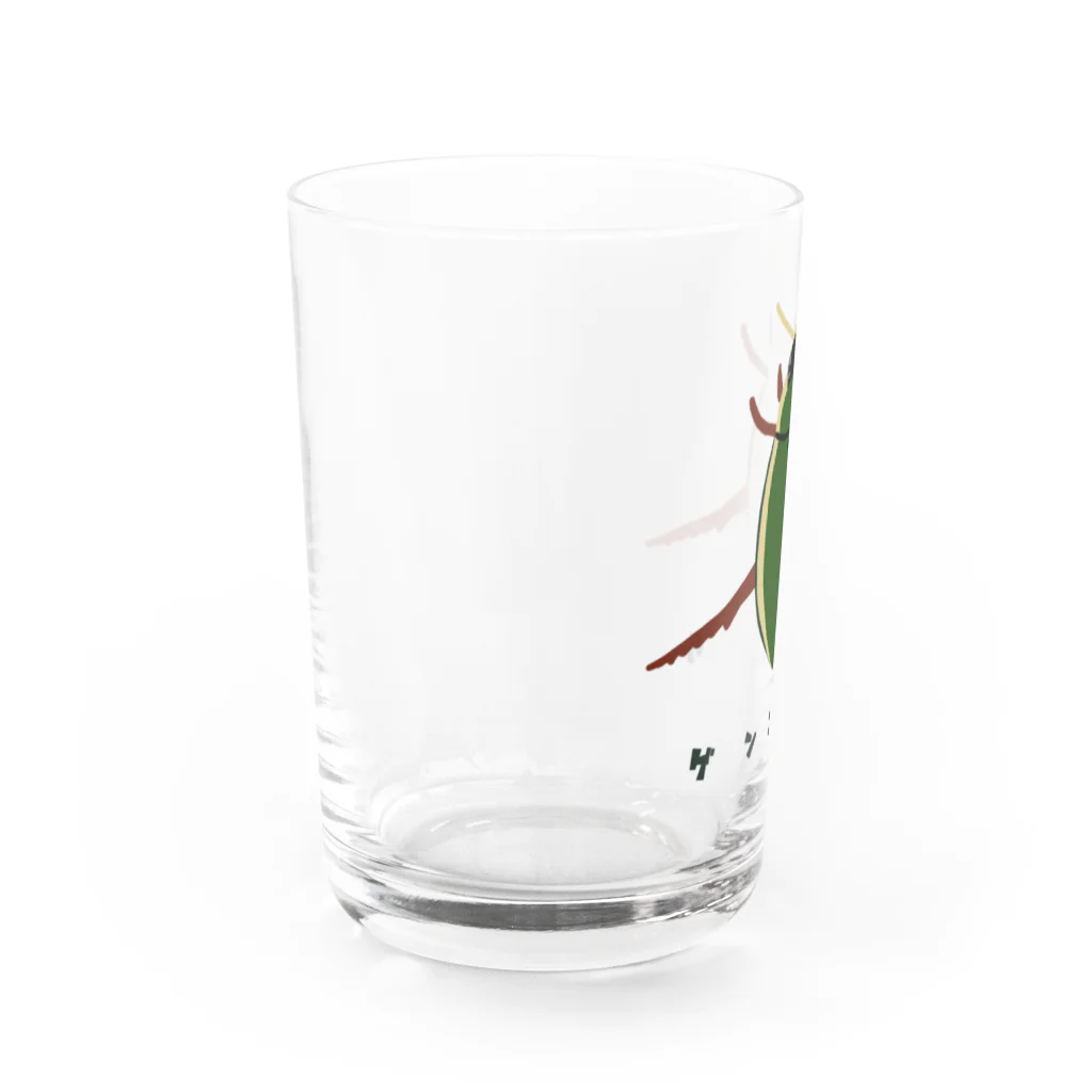 さちこの生物雑貨のゲンゴロウ Water Glass :left