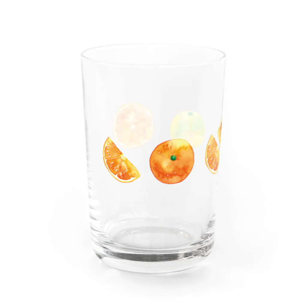 さとろくのみかんグラス Water Glass :left