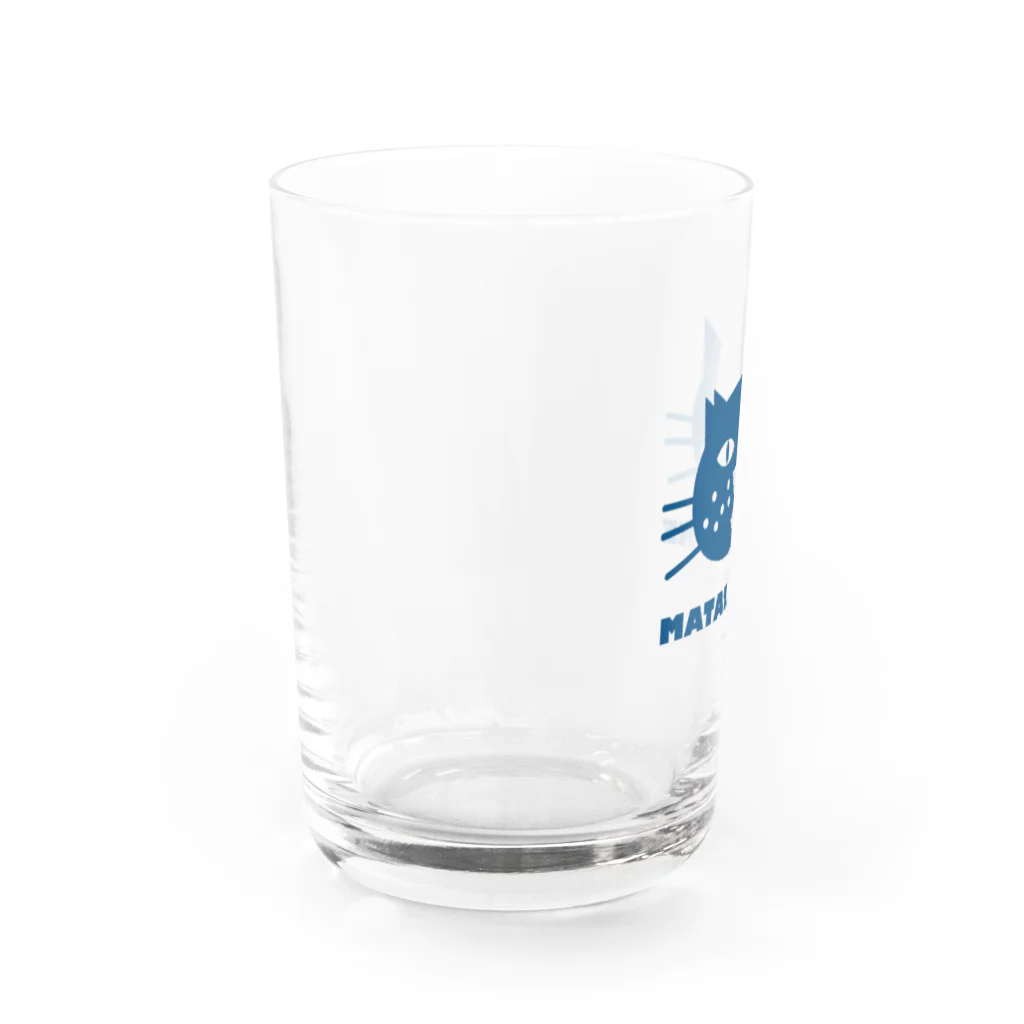 またたび家のまたたびくん★ Water Glass :left