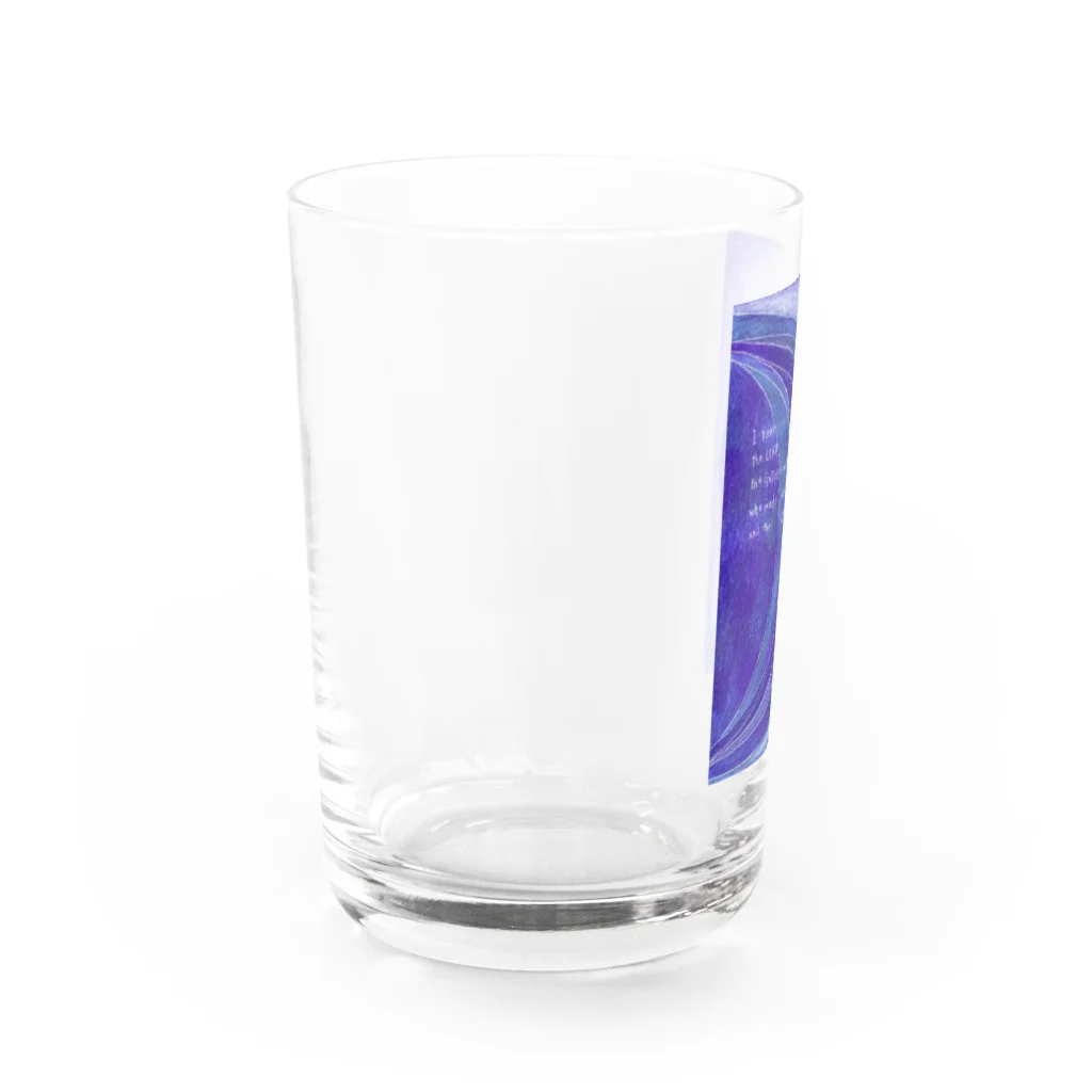 attsjamのI fear the LORD. Water Glass :left
