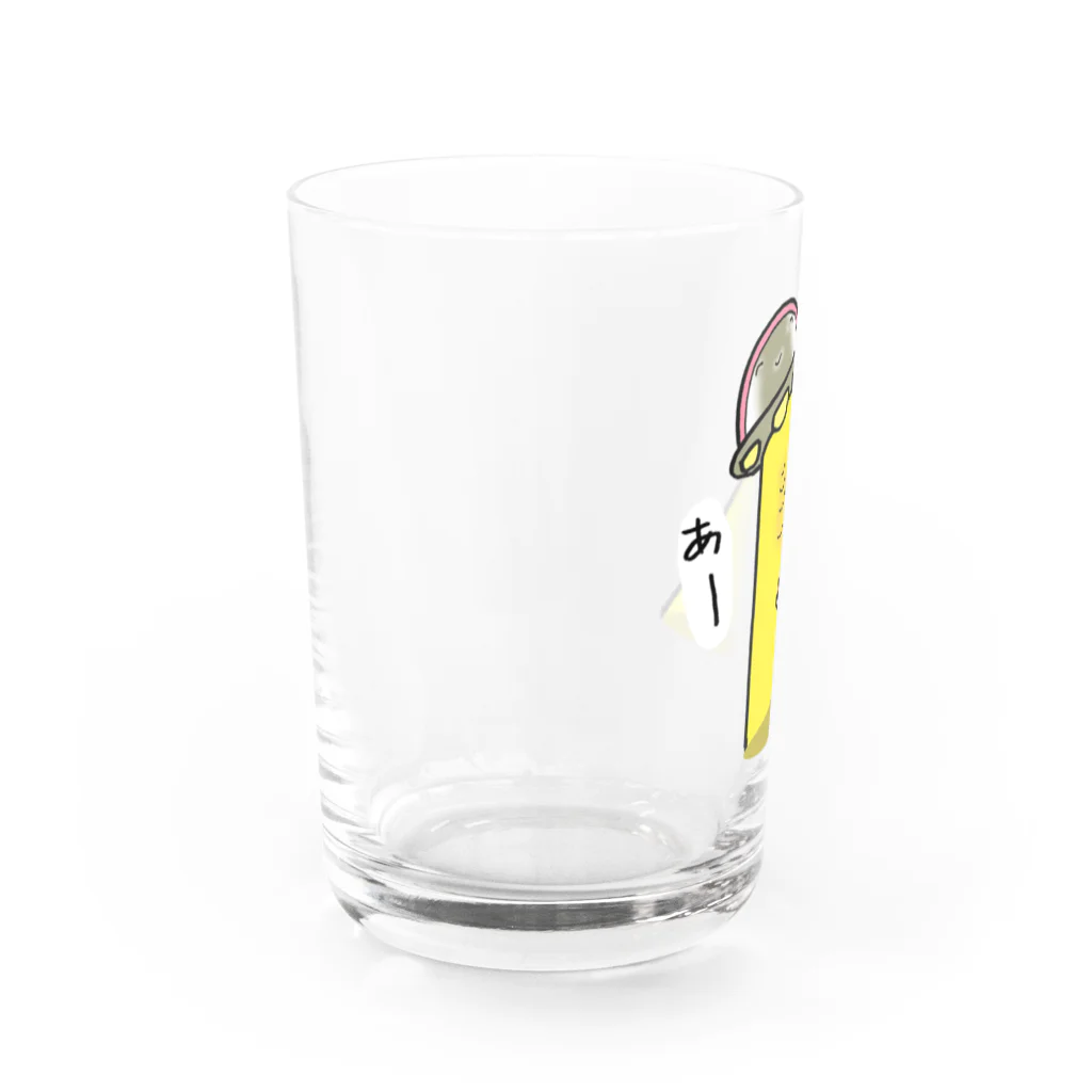 牛乳ミルクのさらわれるカマボコ Water Glass :left
