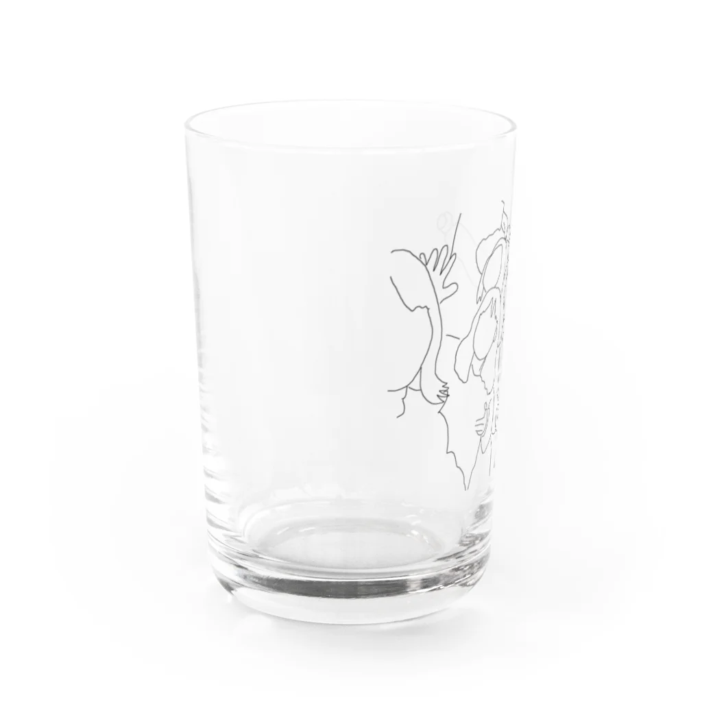 𝐴𝑜𝑡𝑎𝑛...の勝ち直後線画 Water Glass :left